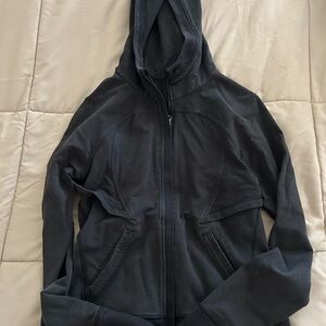 Lululemon Athletica Black Fitted Hoodie